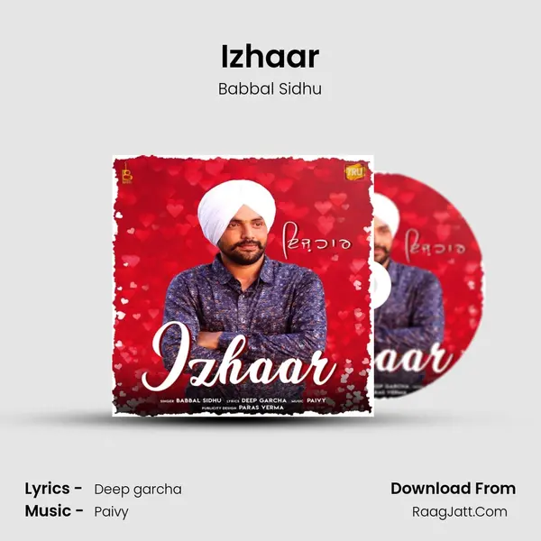 Izhaar MP3 Song by Babbal Sidhu Cover