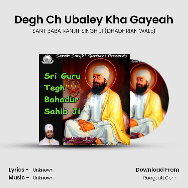 Degh Ch Ubaley Kha Gayeah MP3 Song by SANT BABA RANJIT SINGH JI (DHADHRIAN WALE) Cover