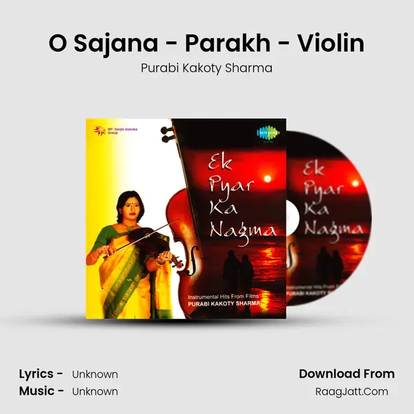 O Sajana - Parakh - Violin MP3 Song by Purabi Kakoty Sharma Cover