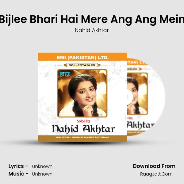 Bijlee Bhari Hai Mere Ang Ang Mein MP3 Song by Nahid Akhtar Cover