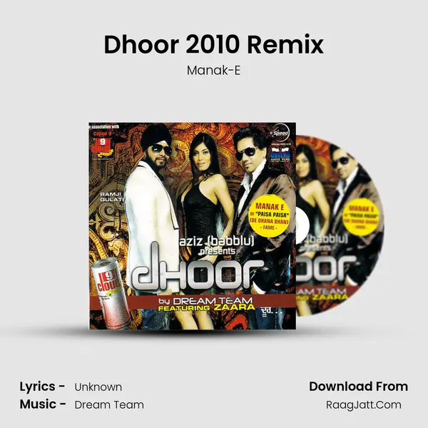 Dhoor 2010 Remix MP3 Song by Manak-E Cover