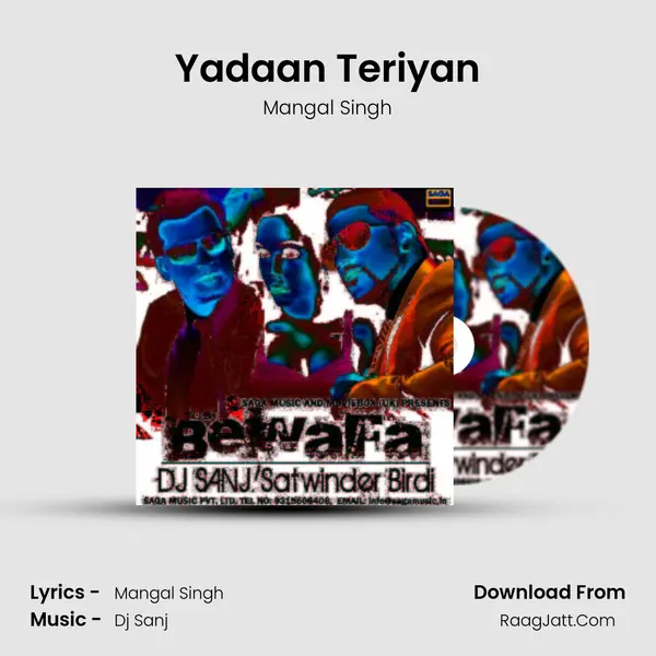 Yadaan Teriyan MP3 Song by Mangal Singh Cover