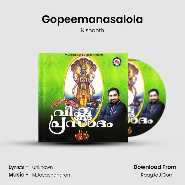 Gopeemanasalola MP3 Song by Nishanth Cover