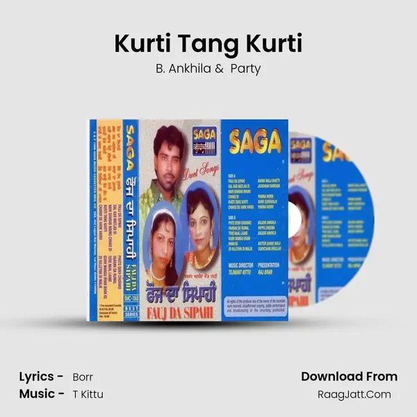 Kurti Tang Kurti MP3 Song by B. Ankhila Cover