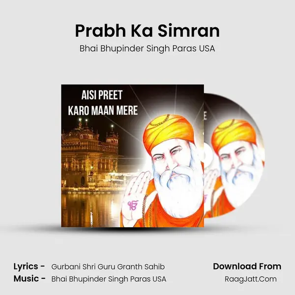 Prabh Ka Simran MP3 Song by Bhai Bhupinder Singh Paras USA Cover