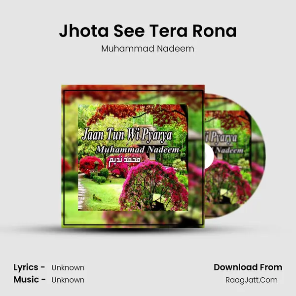 Jhota See Tera Rona MP3 Song by Muhammad Nadeem Cover