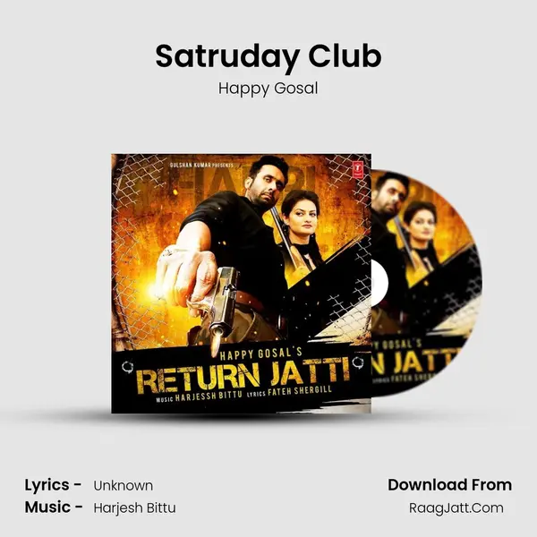 Satruday Club MP3 Song by Happy Gosal Cover