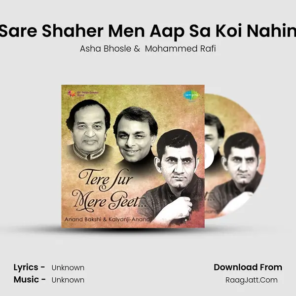 Sare Shaher Men Aap Sa Koi Nahin Cover