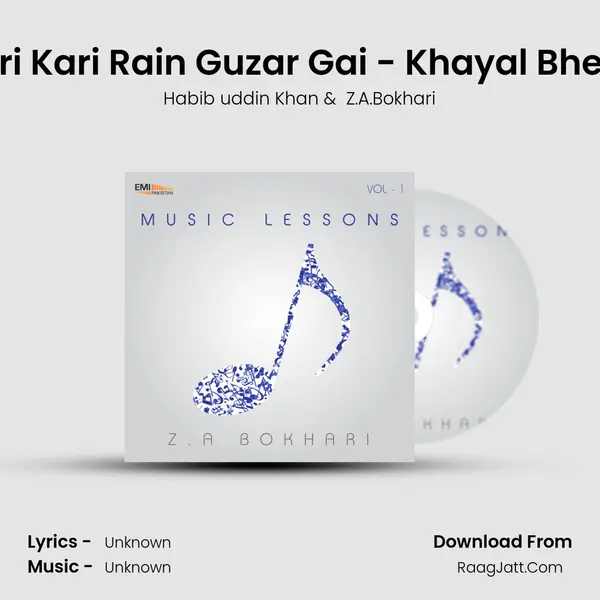 Kari Kari Rain Guzar Gai - Khayal Bhervi MP3 Song by Habib uddin Khan Cover