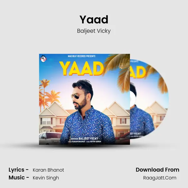 Yaad MP3 Song by Baljeet Vicky Cover