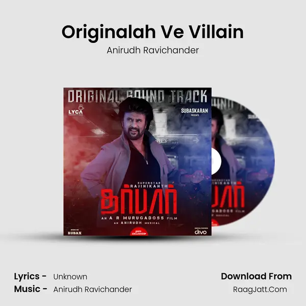 Originalah Ve Villain MP3 Song by Anirudh Ravichander Cover