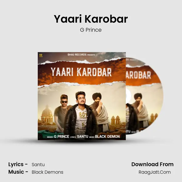 Yaari Karobar MP3 Song by G Prince Cover