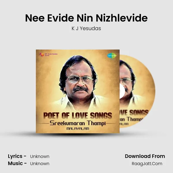 Nee Evide Nin Nizhlevide MP3 Song by K J Yesudas Cover
