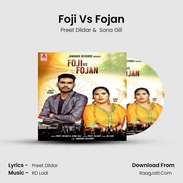 Foji Vs Fojan MP3 Song by Preet Dildar Cover