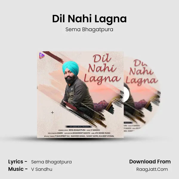 Dil Nahi Lagna MP3 Song by Sema Bhagatpura Cover