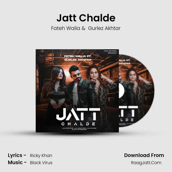 Jatt Chalde MP3 Song by Fateh Walia Cover