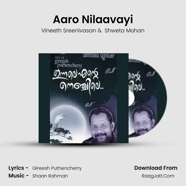 Aaro Nilaavayi MP3 Song by Vineeth Sreenivasan Cover