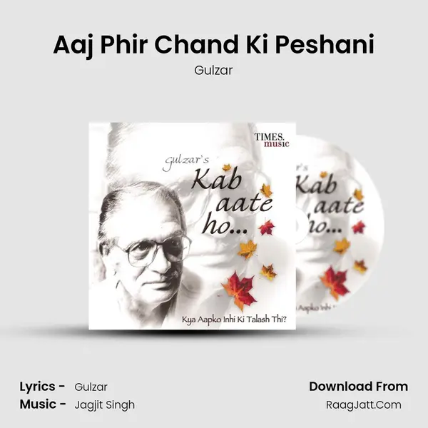 Aaj Phir Chand Ki Peshani MP3 Song by Gulzar Cover