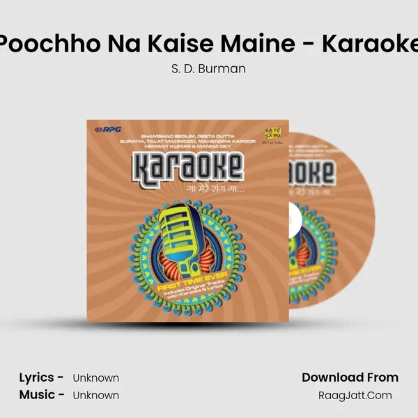 Poochho Na Kaise Maine - Karaoke MP3 Song by S. D. Burman Cover