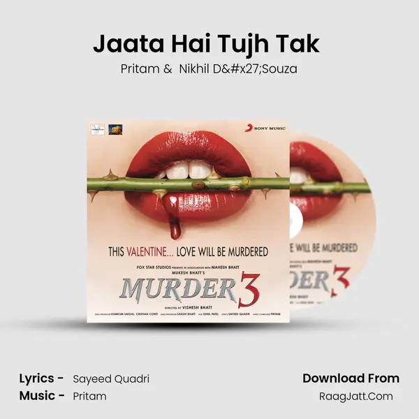 Jaata Hai Tujh Tak (Film Version) MP3 Song by Pritam Cover