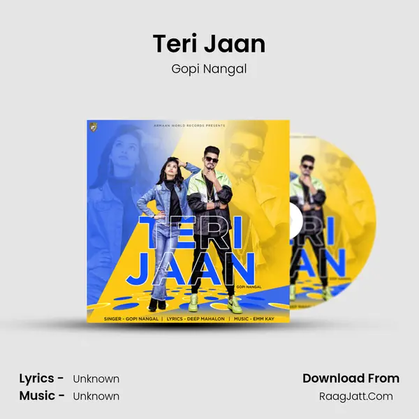 Teri Jaan MP3 Song by Gopi Nangal Cover