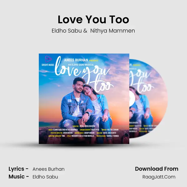 Love You Too MP3 Song by Eldho Sabu Cover