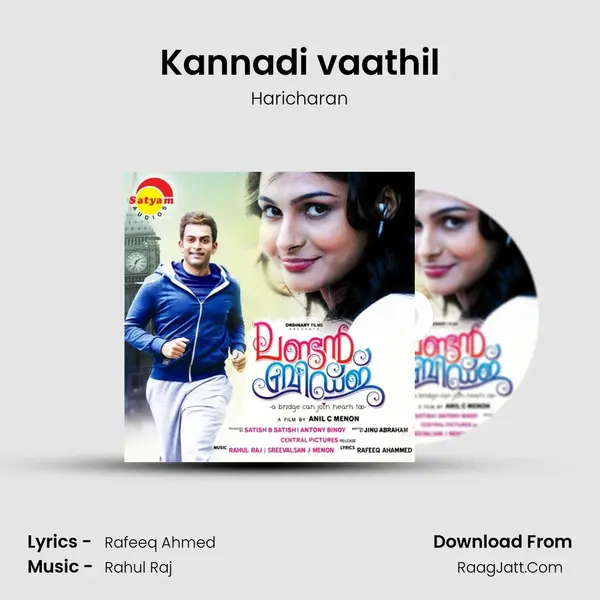 Kannadi vaathil MP3 Song by Haricharan Cover