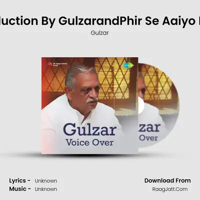 Gulzar Voice Over - Gulzar