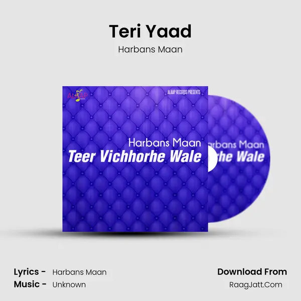 Teri Yaad MP3 Song by Harbans Maan Cover