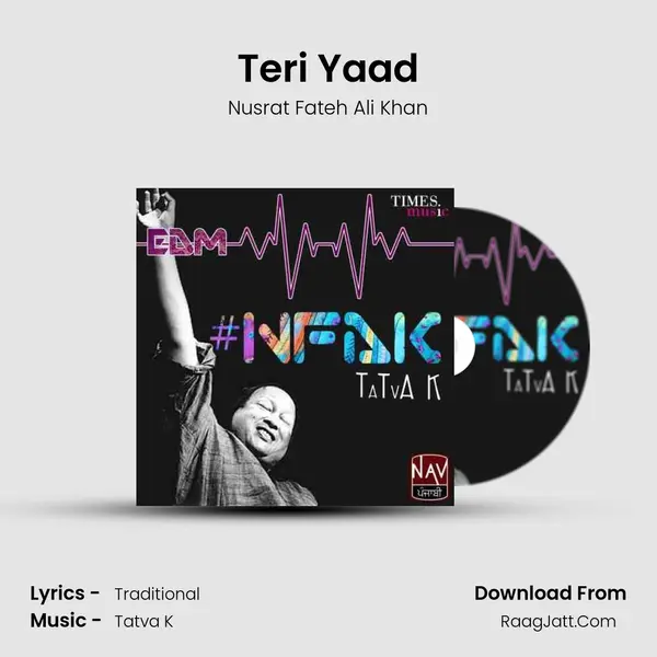 Teri Yaad MP3 Song by Nusrat Fateh Ali Khan Cover