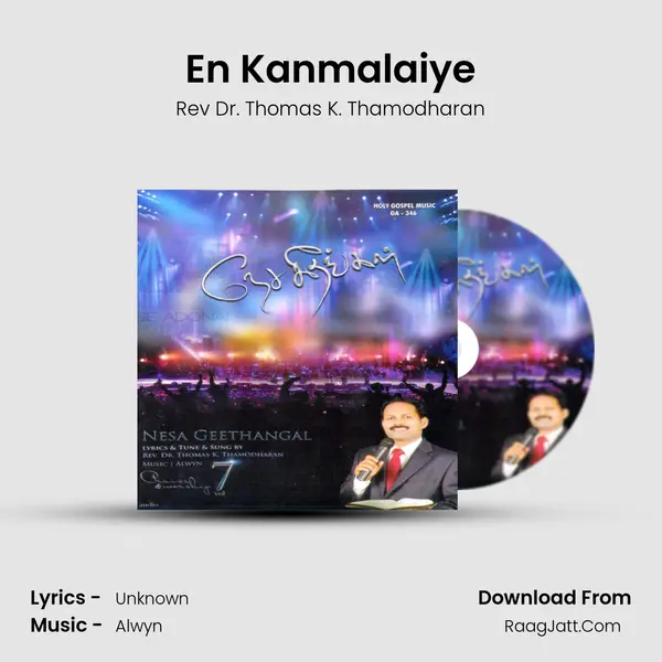 En Kanmalaiye MP3 Song by Rev Dr. Thomas K. Thamodharan Cover