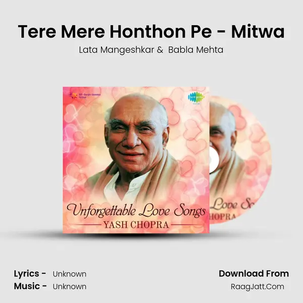 Tere Mere Honthon Pe - Mitwa Cover
