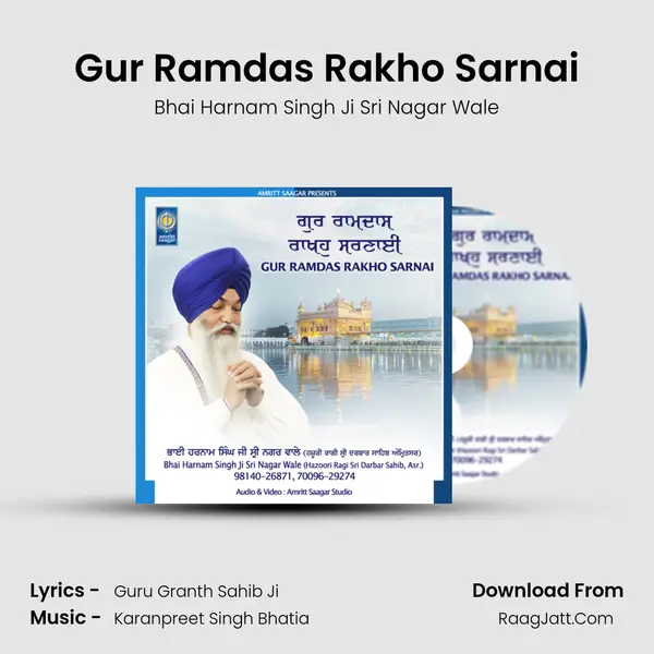 Gur Ramdas Rakho Sarnai MP3 Song by Bhai Harnam Singh Ji Sri Nagar Wale Cover