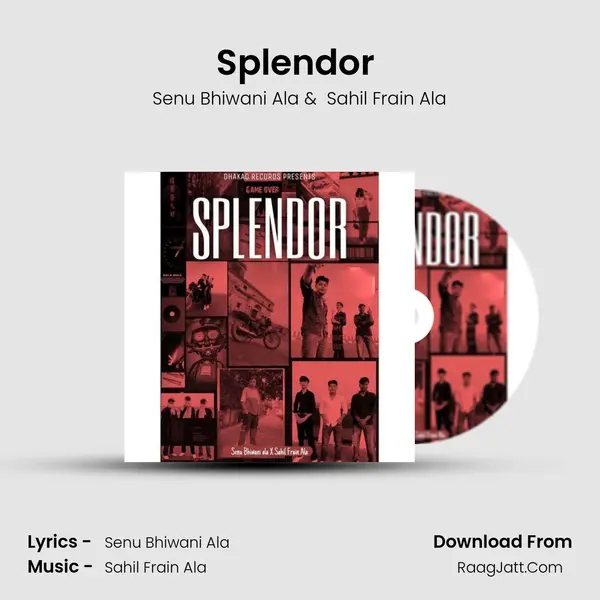 Splendor (feat. Sahil Frain Ala) MP3 Song by Senu Bhiwani Ala Cover
