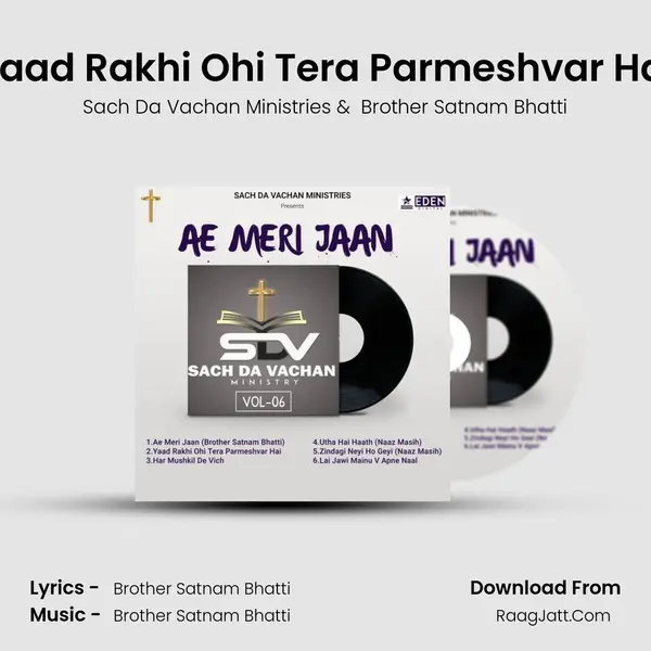 Yaad Rakhi Ohi Tera Parmeshvar Hai MP3 Song by Sach Da Vachan Ministries Cover