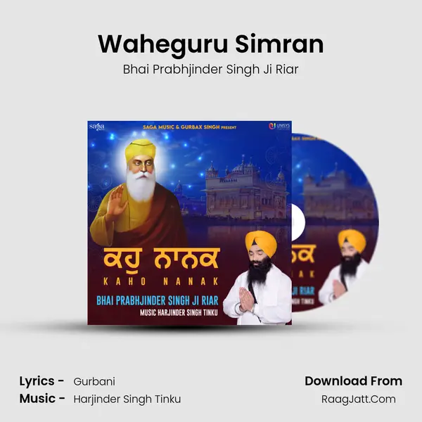Waheguru Simran MP3 Song by Bhai Prabhjinder Singh Ji Riar Cover