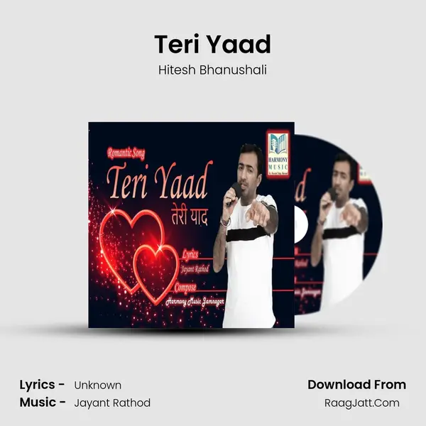 Teri Yaad MP3 Song by Hitesh Bhanushali Cover