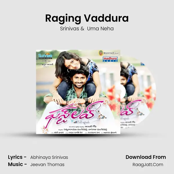 Raging Vaddura MP3 Song by Srinivas Cover
