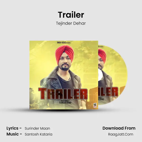 Trailer MP3 Song by Tejinder Dehar Cover