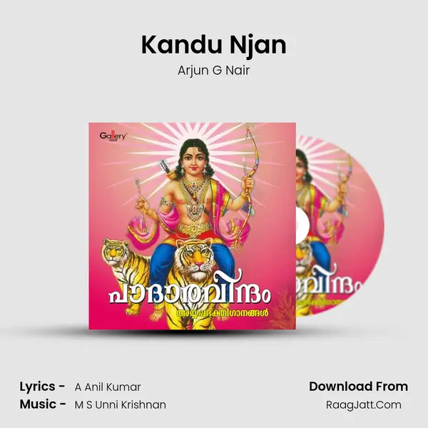 Kandu Njan MP3 Song by Arjun G Nair Cover
