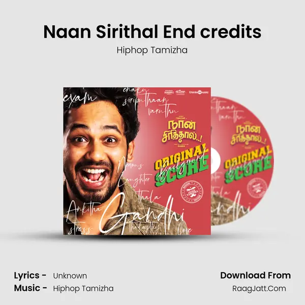 Naan Sirithal End credits MP3 Song by Hiphop Tamizha Cover