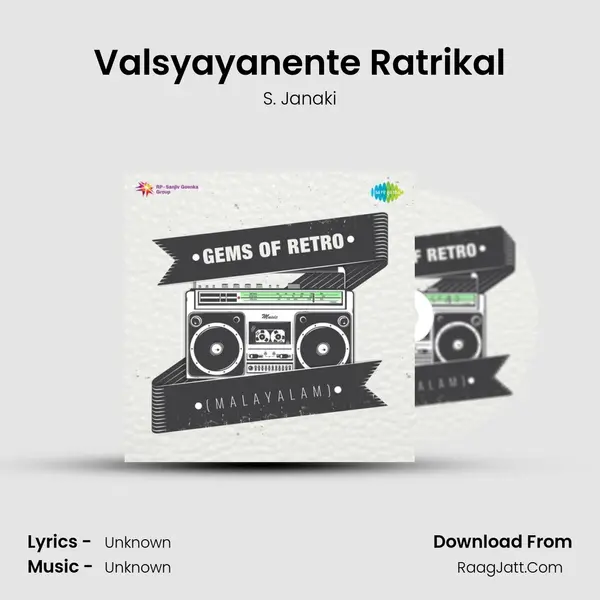 Valsyayanente Ratrikal MP3 Song by S. Janaki Cover