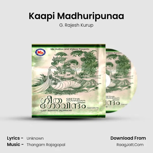 Kaapi Madhuripunaa MP3 Song by G. Rajesh Kurup Cover