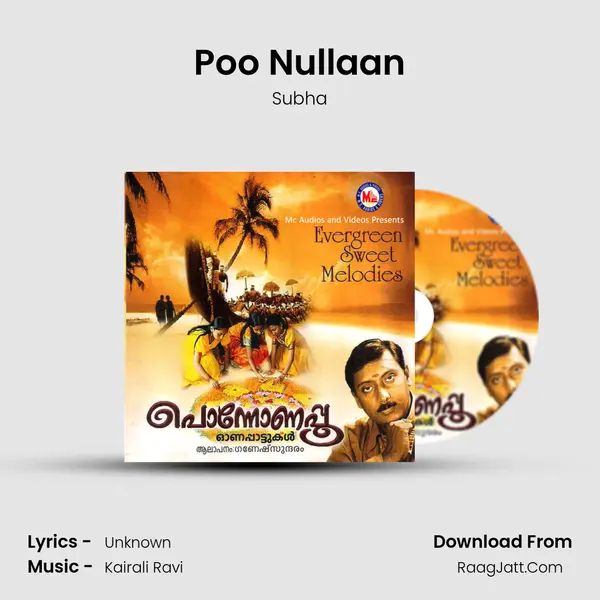 Poo Nullaan MP3 Song by Subha Cover