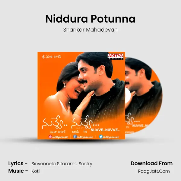 Niddura Potunna MP3 Song by Shankar Mahadevan Cover