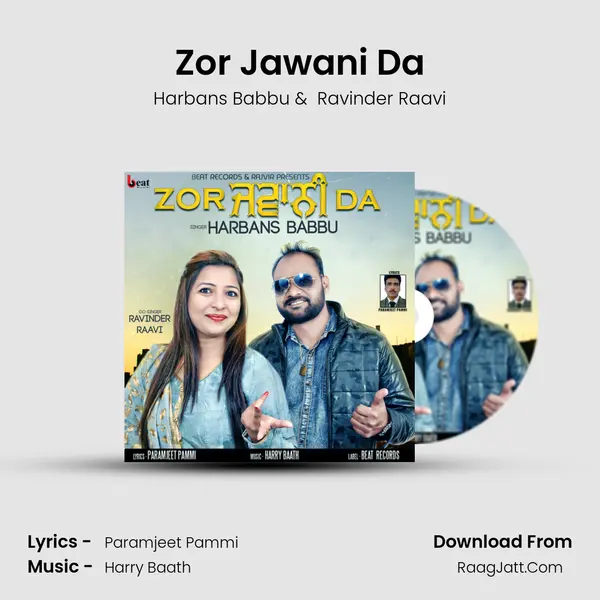 Zor Jawani Da MP3 Song by Harbans Babbu Cover
