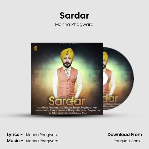 Sardar MP3 Song by Manna Phagwara Cover
