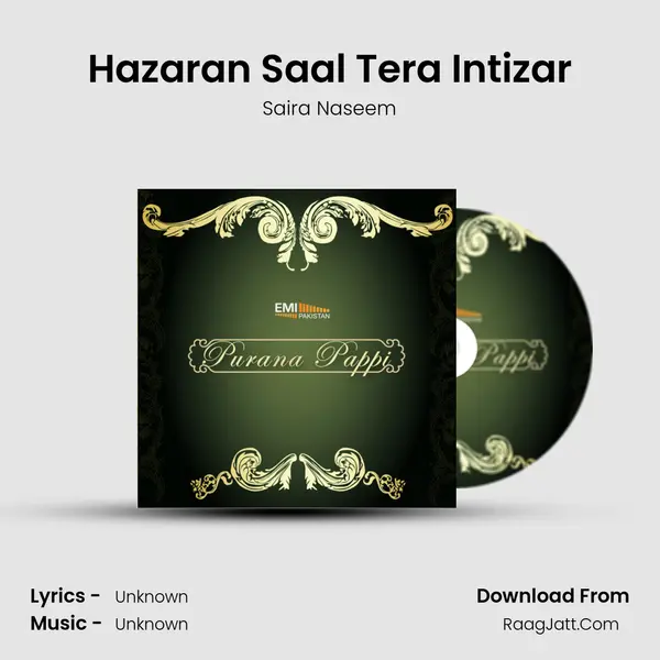 Hazaran Saal Tera Intizar MP3 Song by Saira Naseem Cover