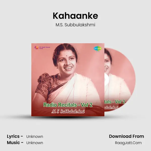 Kahaanke MP3 Song by M.S. Subbulakshmi Cover