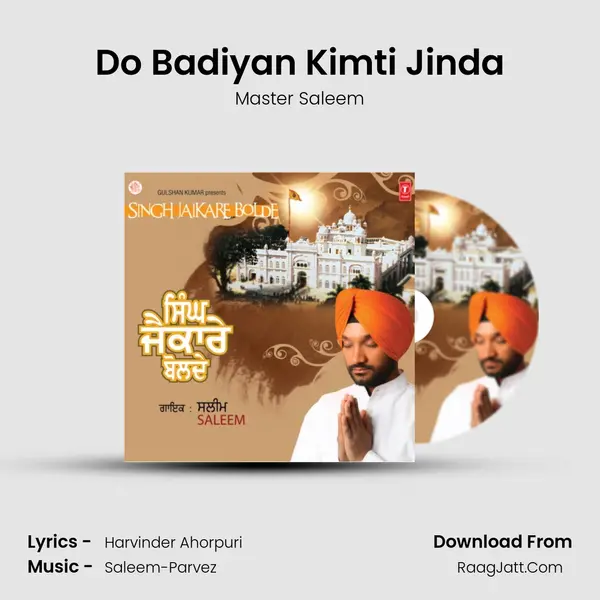 Do Badiyan Kimti Jinda MP3 Song by Master Saleem Cover